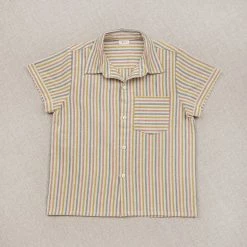 Ketiketa SALE Hand Woven Cotton Nadav Shirt - Rainbow Stripe