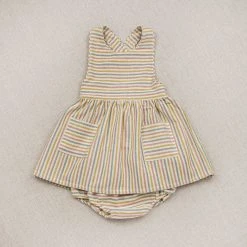 Ketiketa SALE Hand Woven Cotton Zoè Dress - Rainbow Stripe