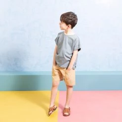 Ketiketa Hand Woven Cotton Eole Shorts - Mustard SALE