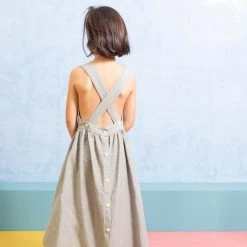 Ketiketa Hand Woven Cotton Kids Zoè Dress - Teal