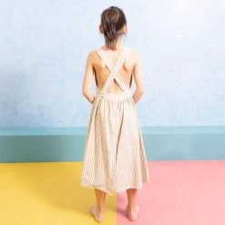 Ketiketa Hand Woven Cotton Kids Zoè Dress - Rainbow Stripe SALE