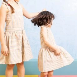 Ketiketa SALE Hand Woven Cotton Hazel Dress - Rainbow Stripe 13 Ketiketa SALE Hand Woven Cotton Hazel Dress - Rainbow Stripe