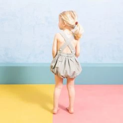 Ketiketa Hand Woven Cotton Zoè Romper - Teal SALE