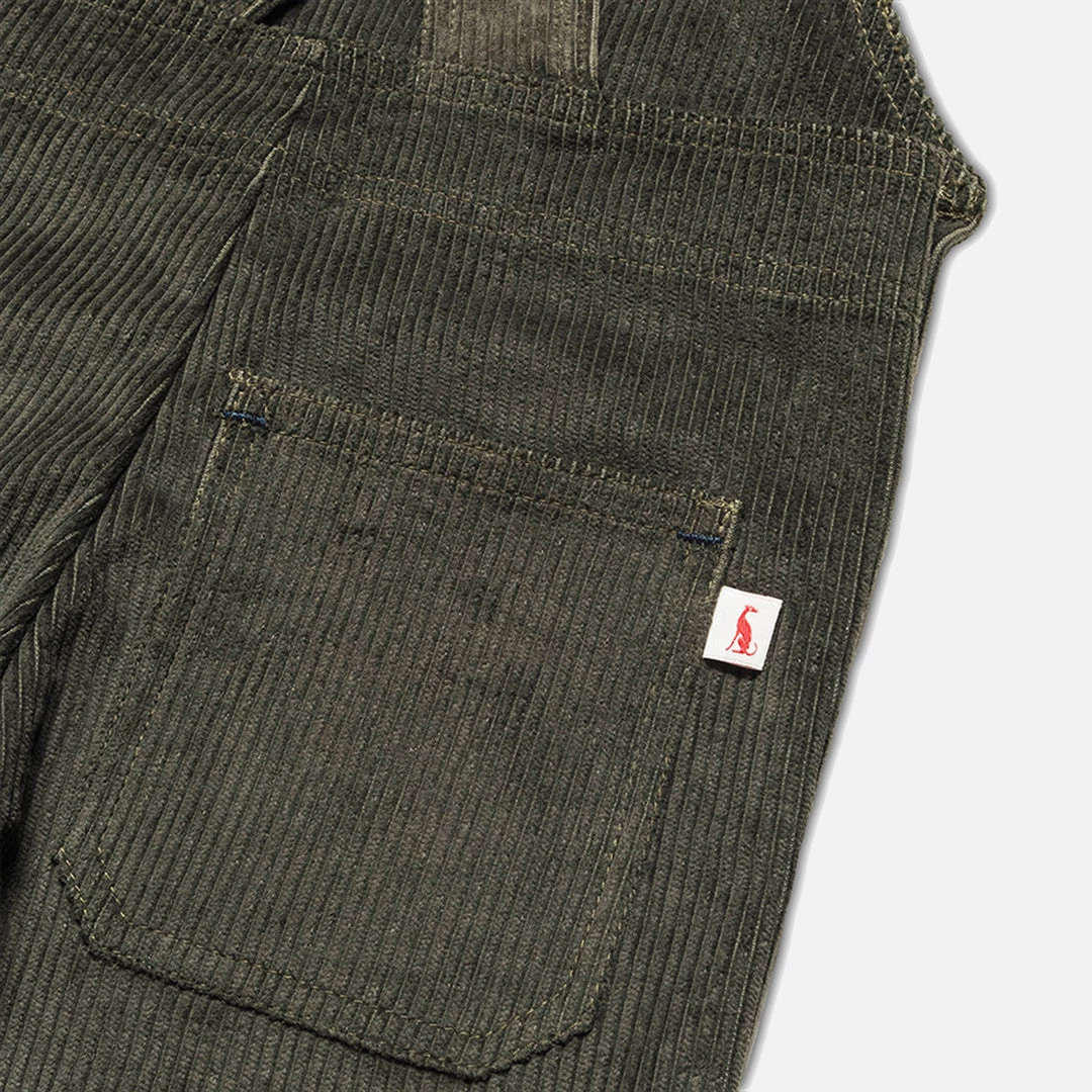 Monty & Co Cotton Corduroy Docker Overall - Olive 8 Monty & Co Cotton Corduroy Docker Overall - Olive