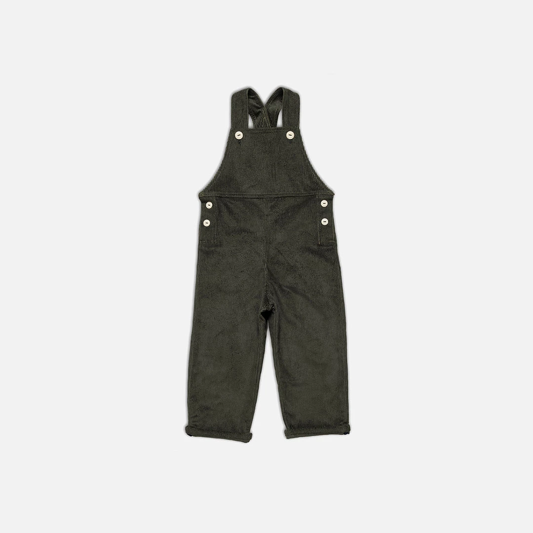 Monty & Co Cotton Corduroy Docker Overall - Olive 4 Monty & Co Cotton Corduroy Docker Overall - Olive