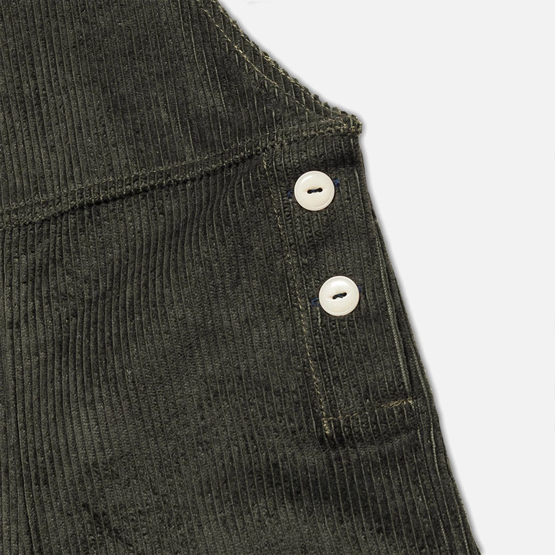 Monty & Co Cotton Corduroy Docker Overall - Olive 7 Monty & Co Cotton Corduroy Docker Overall - Olive