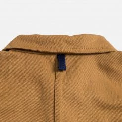 Monty & Co Cotton Porter Dungaree - Tan Cotton & Linen