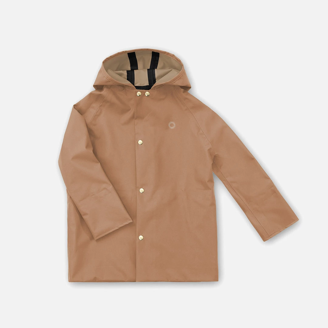 Faire Child Waterproof Midi Raincoat - Beach Rose 3 Faire Child Waterproof Midi Raincoat - Beach Rose
