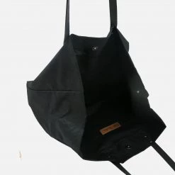 Kate Sheridan Waxed Cotton Giga Tote - Black SALE