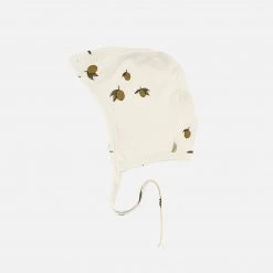 Konges Sløjd Cotton & Linen Organic Cotton Bonnet - Lemon Print