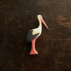 Ostheimer Toys Handcrafted Standing Stork