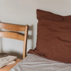 Studio Feder Organic Cotton Duvet & Pillow Cover - Mocha - Single Home & Baby Care