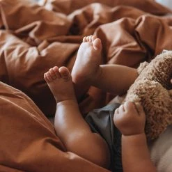 Studio Feder Home & Baby Care Organic Cotton Duvet & Pillow Cover - Caramel - Single 10 Studio Feder Home & Baby Care Organic Cotton Duvet & Pillow Cover - Caramel - Single