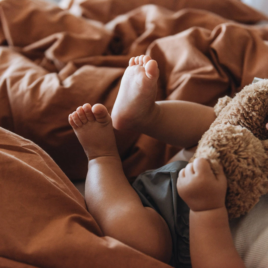 Studio Feder Home & Baby Care Organic Cotton Duvet & Pillow Cover - Caramel - Single 6 Studio Feder Home & Baby Care Organic Cotton Duvet & Pillow Cover - Caramel - Single