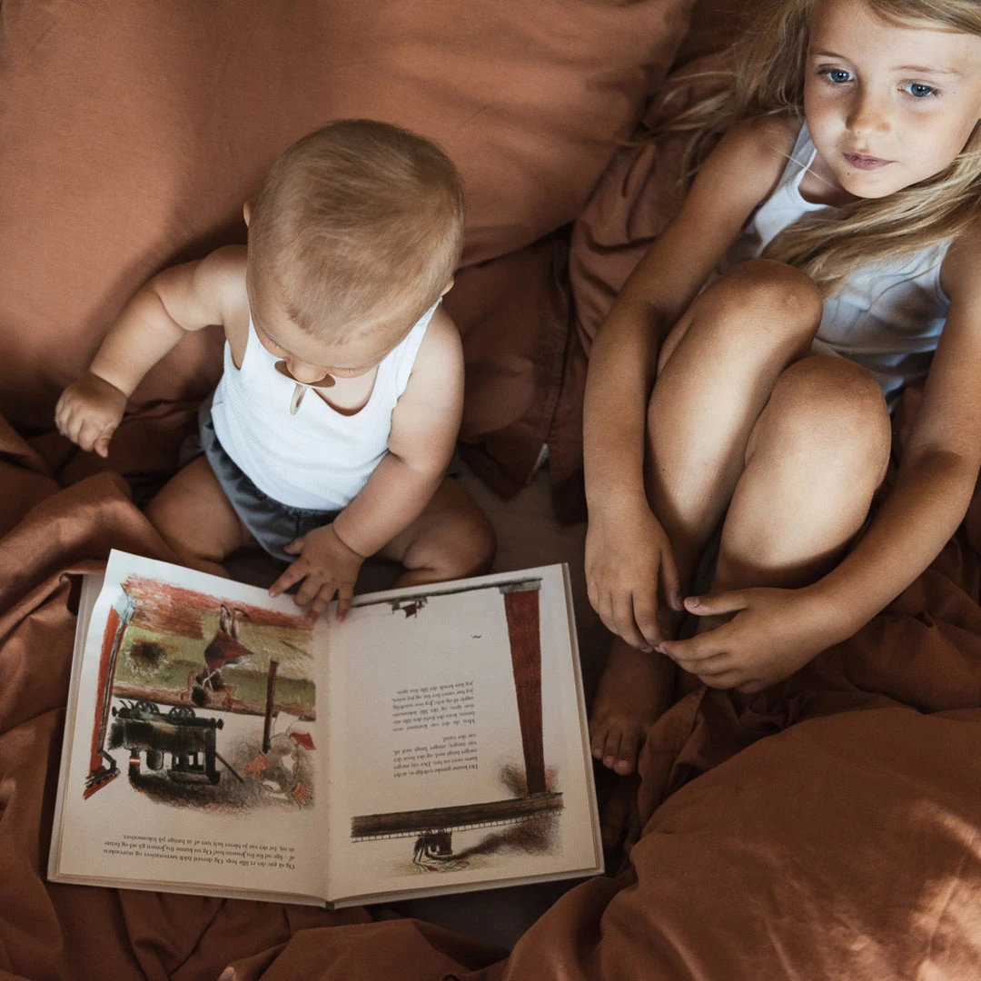 Studio Feder Home & Baby Care Organic Cotton Duvet & Pillow Cover - Caramel - Single 7 Studio Feder Home & Baby Care Organic Cotton Duvet & Pillow Cover - Caramel - Single