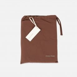 Studio Feder Organic Cotton Duvet & Pillow Cover - Mocha - Single Home & Baby Care