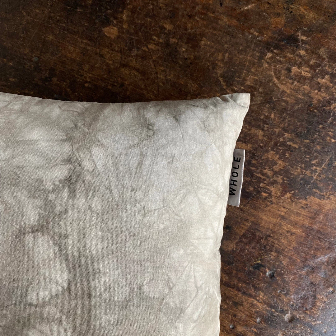 Whole Hand Dyed Organic Cotton Wico Mini Cushion With Cover - Grey Home & Baby Care 6 Whole Hand Dyed Organic Cotton Wico Mini Cushion With Cover - Grey Home & Baby Care