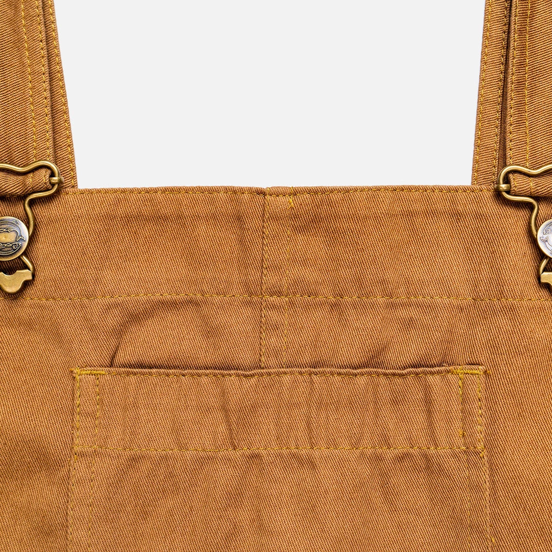 Yarmouth Oilskins Adult's Cotton Twill Dungarees - Khaki Adults 7 Yarmouth Oilskins Adult's Cotton Twill Dungarees - Khaki Adults