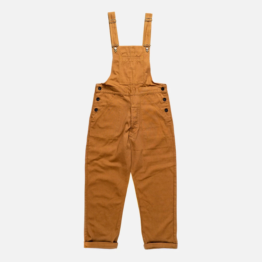 Yarmouth Oilskins Adult's Cotton Twill Dungarees - Khaki Adults 3 Yarmouth Oilskins Adult's Cotton Twill Dungarees - Khaki Adults