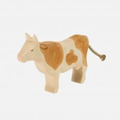 Ostheimer Handcrafted Brown & White Standing Cow