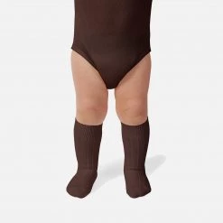 Collegien Babies & Kids Cotton Knee Socks - Chocolate