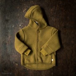 Disana Organic Boiled Merino Wool Jacket - Gold Baby Wool