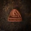 SISKIN By Engel Baby Wool Exclusive Organic Merino Wool & Silk Baby Hat - Deep Rust
