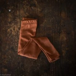 SISKIN By Engel Exclusive Organic Merino Wool & Silk Leggings - Deep Rust