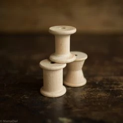 Grapat Wooden Natural Reels - 3 Pieces