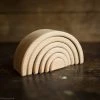 Grimms 6 Piece Wooden Rainbow - Natural Toys 2 Grimms 6 Piece Wooden Rainbow - Natural Toys