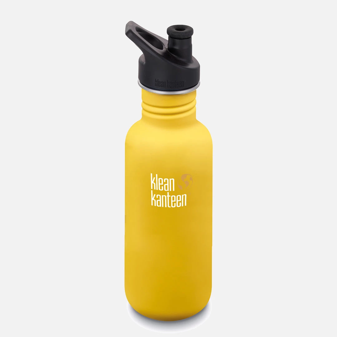 Klean Kanteen Stainless Steel Classic Water Bottle - 532ml - Lemon Curry SALE 4 Klean Kanteen Stainless Steel Classic Water Bottle - 532ml - Lemon Curry SALE