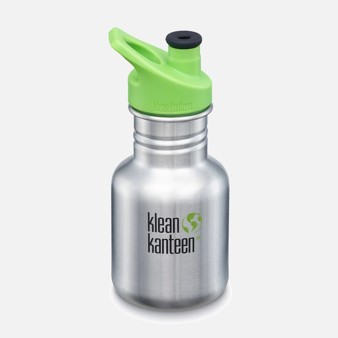 Klean Kanteen Kid Kanteen Sport Water Bottle - 355ml - Brushed Stainless SALE 4 Klean Kanteen Kid Kanteen Sport Water Bottle - 355ml - Brushed Stainless SALE