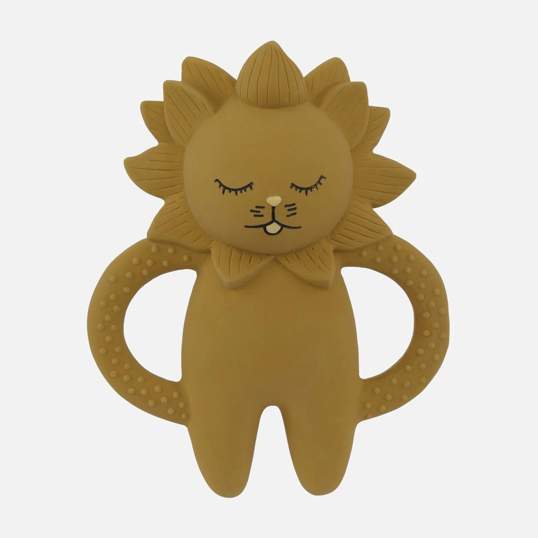 Konges Sløjd Teeth Soother Lion - Mustard Baby Gifts 3 Konges Sløjd Teeth Soother Lion - Mustard Baby Gifts