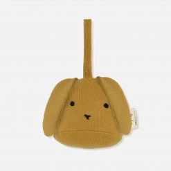 Konges Sløjd Cotton Activity Rabbit - Mustard Toys