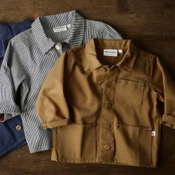 Monty & Co Cotton Foundry Jacket - Indigo Stripe 15 Monty & Co Cotton Foundry Jacket - Indigo Stripe