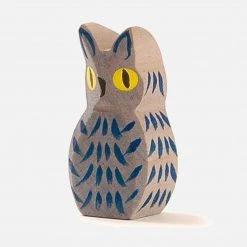 Ostheimer Handcrafted Owl - Blue Or Natural Toys