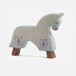 Ostheimer Handcrafted Horse For Knight - Blue Toys