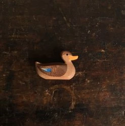 Ostheimer Toys Handcrafted Swimming Brown Duck