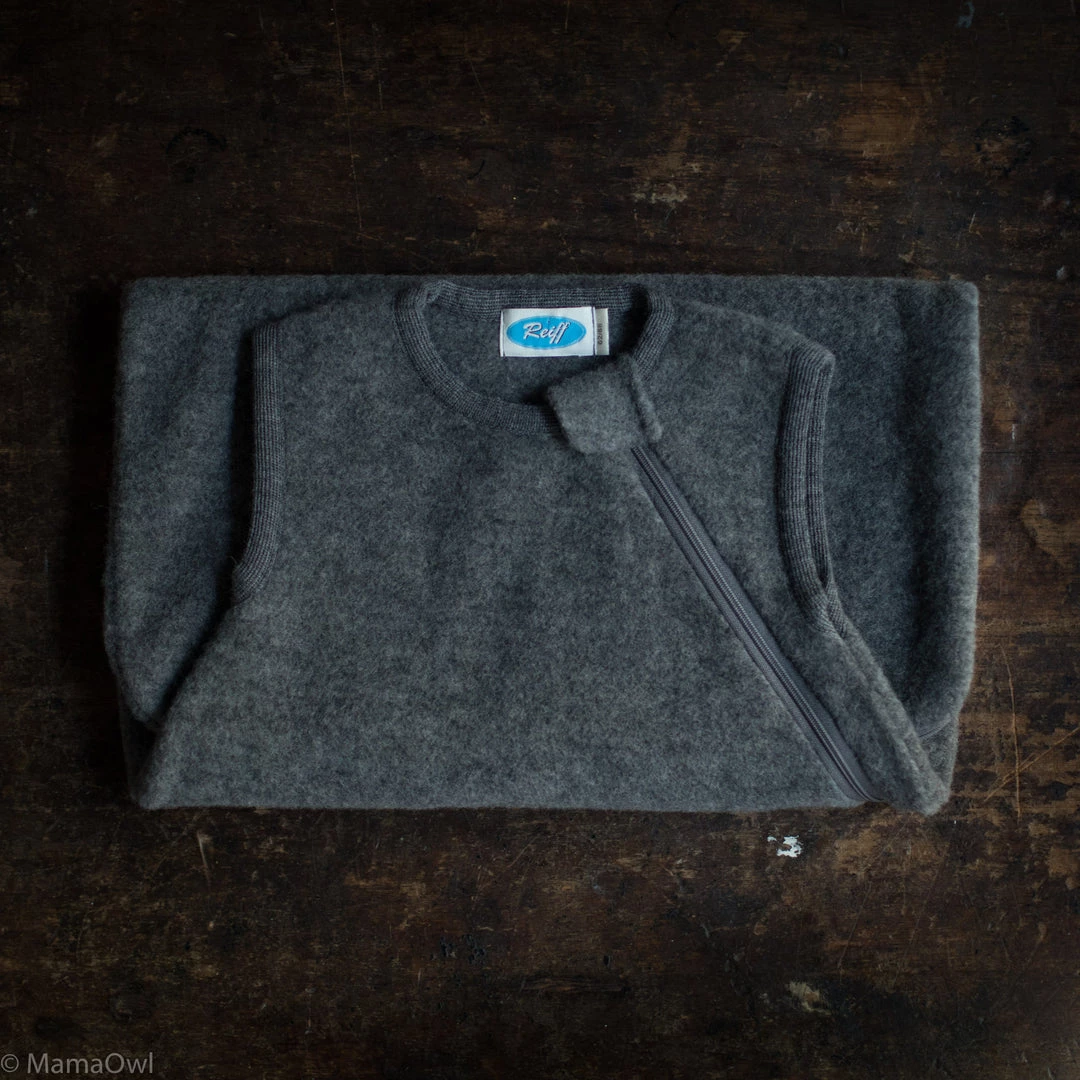 Reiff Baby Sleep & Blankets Organic Merino Wool Fleece Sleeping Bag - Slate 3 Reiff Baby Sleep & Blankets Organic Merino Wool Fleece Sleeping Bag - Slate