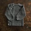 Reiff Organic Merino Wool Wrap Cardigan - Slate 2 Reiff Organic Merino Wool Wrap Cardigan - Slate
