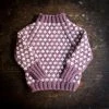Mormor.nu Hand Knit Wool Knud Sweater - Heather Tops & Sweaters
