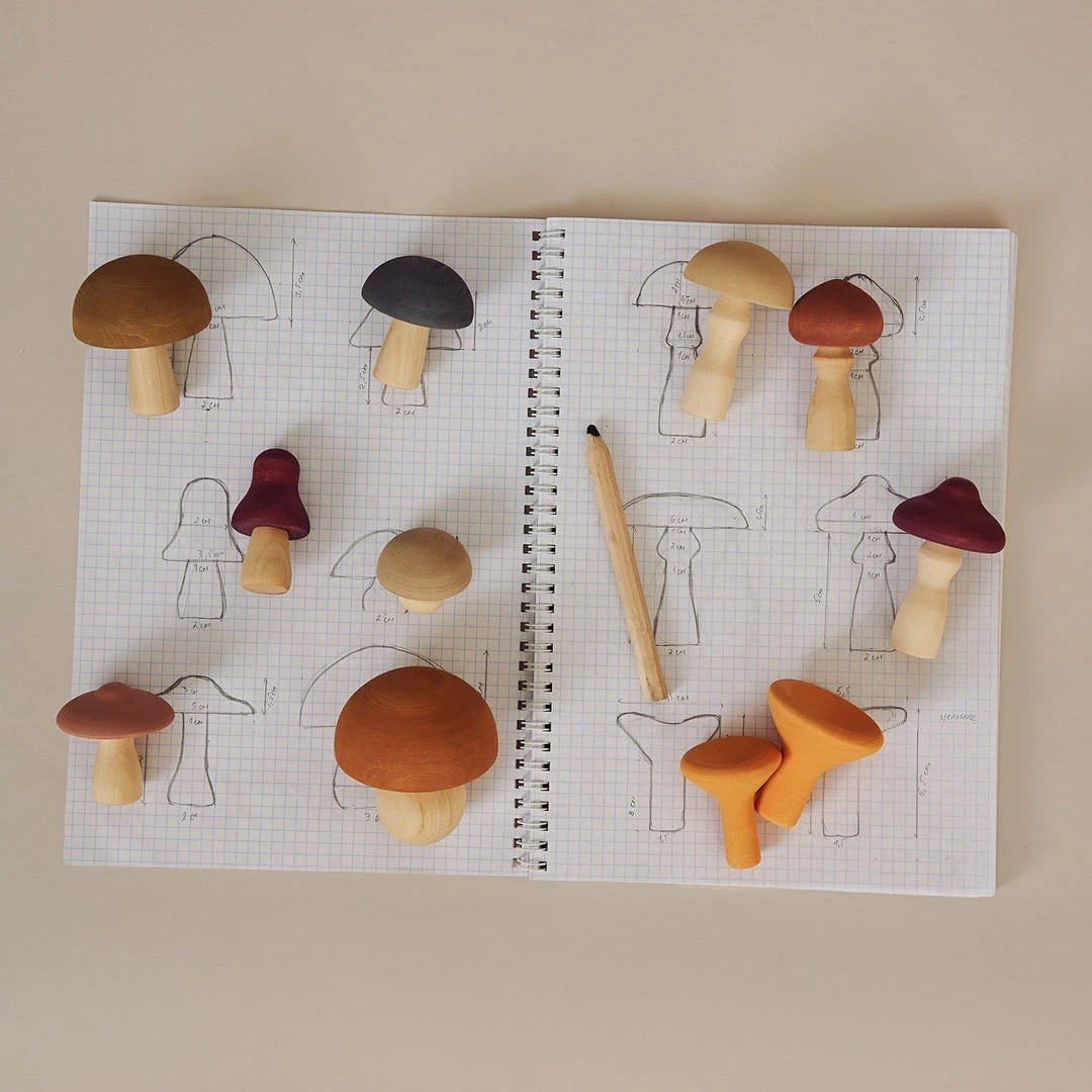 Raduga Grëz Handmade Wooden Mushrooms Toys 11 Raduga Grëz Handmade Wooden Mushrooms Toys