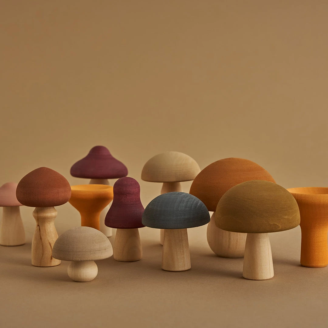 Raduga Grëz Handmade Wooden Mushrooms Toys 3 Raduga Grëz Handmade Wooden Mushrooms Toys
