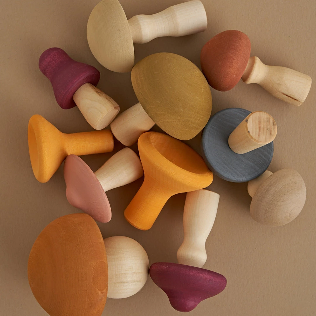 Raduga Grëz Handmade Wooden Mushrooms Toys 4 Raduga Grëz Handmade Wooden Mushrooms Toys