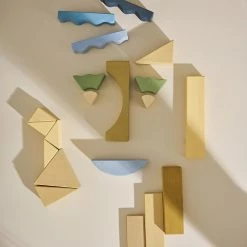 Raduga Grëz Toys Handmade Wooden Mountain Building Blocks