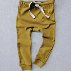 Mabo Cotton & Linen Organic Cotton Leggings - Chartreuse