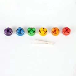 Grapat Wooden Bowls & Acorns - Set Of 6