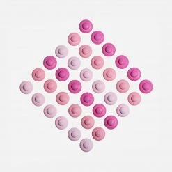 Grapat Wooden Flowers Mandala - 36 Pieces Toys