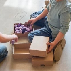 Grapat Toys Wooden Eggs Mandala - 36 Pieces