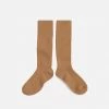 Collegien Babies & Kids Cotton Knee Socks - Caramel Cotton & Linen